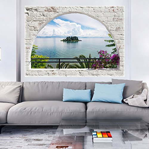 decomonkey | Optische Täuschung | Weitblick Fensterblick 3D Wandillusion ca 210x150 cm Wandbild Fototapete Tapete Poster XXL Vlies Leinwand Bilder Dekoration TOC0041aL decomonkey | Optische Täuschung | Weitblick Fensterblick 3D Wandillusion ca 210x150 cm Wandbild Fototapete Tapete Poster XXL Vlies Leinwand Bilder Dekoration TOC0041aL von decomonkey