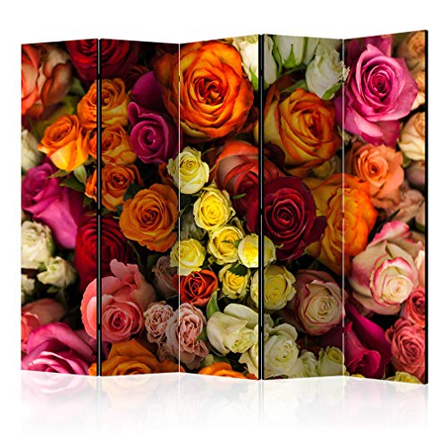 decomonkey Paravent Raumteiler Innen Blumen Rosen 225x172 cm 5 Teilig Einseitig Room Divider Wall Raumteiler Stehend Trennwand Sichtschutz Spanische Wand Sichtschutzwand Wohnzimmer Holz Bunt decomonkey Paravent Raumteiler Innen Blumen Rosen 225x172 cm 5 Teilig Einseitig Room Divider Wall Raumteiler Stehend Trennwand Sichtschutz Spanische Wand Sichtschutzwand Wohnzimmer Holz Bunt von decomonkey