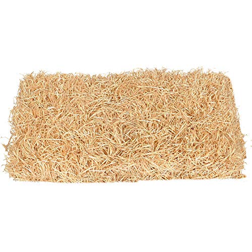 Grasmatte Holzwolle natur 30 x 40 x Höhe 5 cm von Props4shows