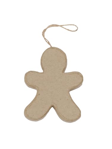 Décopatch NO039Cpack - Packung 10 Träger zum Verzieren, aus Pappmaché, Lebkuchenmann, 1x6,5x8,5 cm, zum Aufhängen, Kraftbraun, 1 Pack Décopatch NO039Cpack - Packung 10 Träger zum Verzieren, aus Pappmaché, Lebkuchenmann, 1x6,5x8,5 cm, zum Aufhängen, Kraftbraun, 1 Pack von décopatch