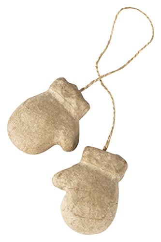 Décopatch NO048C - Handschuhe aus Pappmaché, zum Aufhängen 5cm, für Weihnachtsbaum, einfach zum Verzieren, Kartonbraun, 1 Stück Décopatch NO048C - Handschuhe aus Pappmaché, zum Aufhängen 5cm, für Weihnachtsbaum, einfach zum Verzieren, Kartonbraun, 1 Stück von décopatch