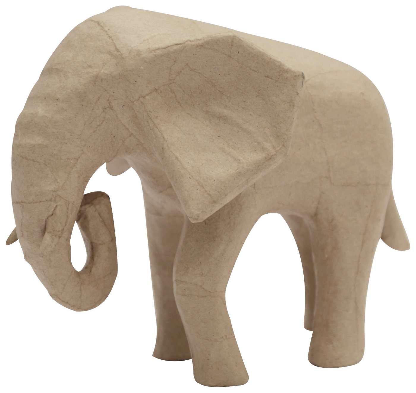 décopatch Dekofigur Afrikanischer Elefant, Pappmaché von décopatch