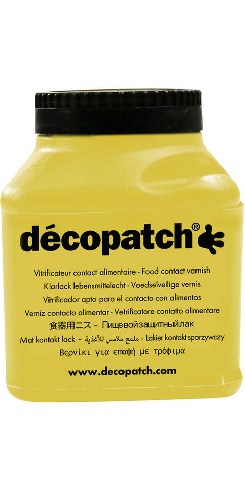 décopatch Klarlack, 180 ml, lebensmittelecht von décopatch