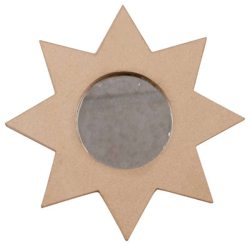 décopatch Papierdekoration 2x Braunes Pappmaché, Sonnenspielgel zum Aufhängen Kartonbraun HD081C, DECO-Supports décopatch Papierdekoration 2x Braunes Pappmaché, Sonnenspielgel zum Aufhängen Kartonbraun HD081C, DECO-Supports von décopatch