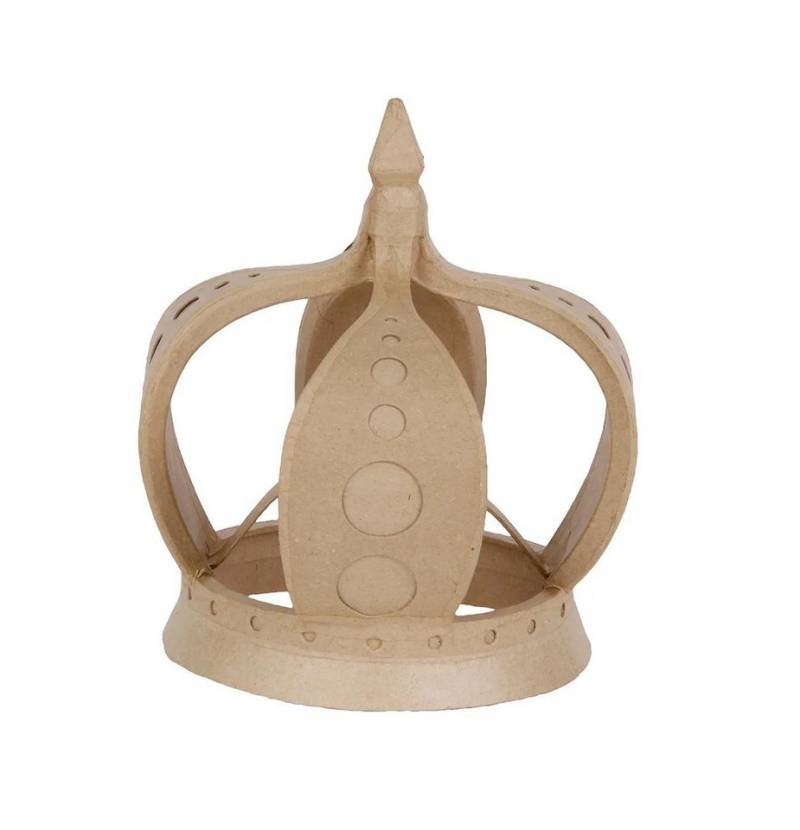 décopatch Papierdekoration Braunes Pappmaché, Krone für Kinder 20,5x23,5cm - Kartonbraun AC898C, DECO-Supports décopatch Papierdekoration Braunes Pappmaché, Krone für Kinder 20,5x23,5cm - Kartonbraun AC898C, DECO-Supports von décopatch
