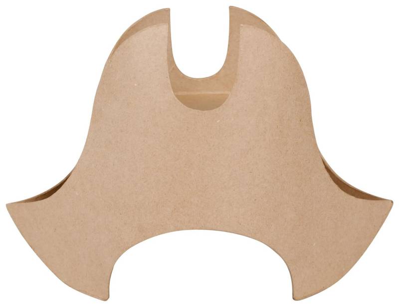 décopatch Papierdekoration Braunes Pappmaché, Piratenhut 23x12x22cm - Kartonbraun AC901C, DECO-Supports décopatch Papierdekoration Braunes Pappmaché, Piratenhut 23x12x22cm - Kartonbraun AC901C, DECO-Supports von décopatch