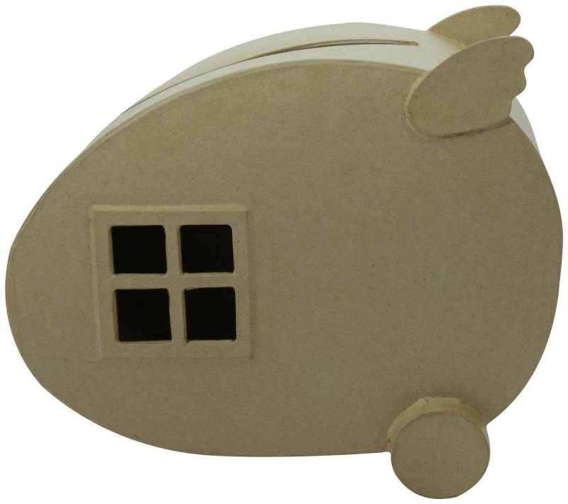 décopatch Papierdekoration Braunes Pappmaché, Urne Wohnwagen 19x28,5x24,5cm - Kartonbraun EV016C, DECO-Supports décopatch Papierdekoration Braunes Pappmaché, Urne Wohnwagen 19x28,5x24,5cm - Kartonbraun EV016C, DECO-Supports von décopatch