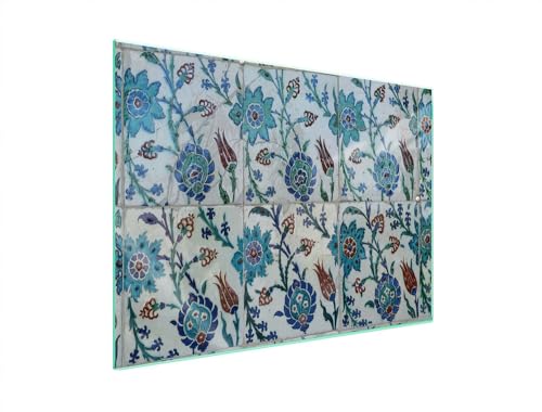DAMU | Herdabdeckplatte Herdabdeckung Ceranfeld 70x52 1 Teilig Glasschneideplatte Abstrakt Schwarz Ceranfeldabdeckung KĂĽche Deko Glas Herdplattenabdeckung Kochfeld Abdeckung Glasplatte von decorwelt