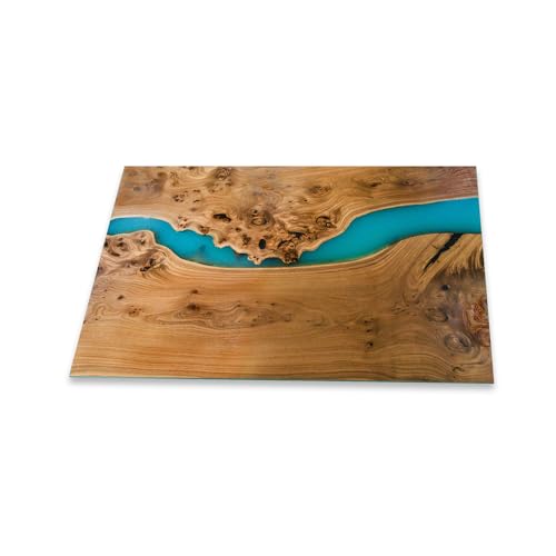 Funkenschutzplatte Glas Kaminofen Holz Braun 80 cm Kamin Platte Bodenplatte von decorwelt