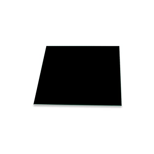 Funkenschutzplatte Glas Kaminofen Schwarz 60 cm Kamin Platte Bodenplatte von decorwelt