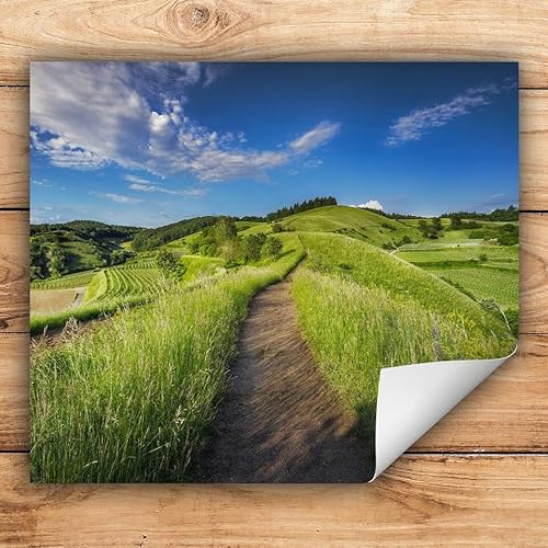 Herdabdeckplatte Abdeckung Aufrollbare Matte Induktionsmatte Kunststoff Herdabdeckmatte Ceranfeld Natur Landschaft 60x52 Abdeckplatte Ceranfeldabdeckung Antirutschmatte Schutz von decorwelt