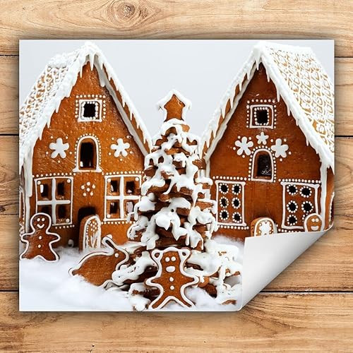 Herdabdeckplatte Abdeckung Aufrollbare Matte Induktionsmatte Kunststoff Herdabdeckmatte Ceranfeld Weihnachten WeiĂź 60x52 Abdeckplatte Ceranfeldabdeckung Antirutschmatte Schutz von decorwelt