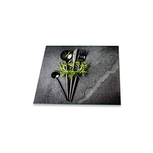 Herdabdeckplatte Abdeckung Ceranfeld Abdeckplatte Schneidebrett 1-Teilig 60x52 Kräuter Besteck Grau Spritzschutz Glasplatte Ceranfeldabdeckung Schutz Herdschutz Sicherheitsglas Glasschneidebrett Herdabdeckplatte Abdeckung Ceranfeld Abdeckplatte Schneidebrett 1-Teilig 60x52 Kräuter Besteck Grau Spritzschutz Glasplatte Ceranfeldabdeckung Schutz Herdschutz Sicherheitsglas Glasschneidebrett von decorwelt