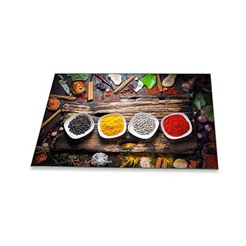 Herdabdeckplatte Abdeckung Ceranfeld Abdeckplatte Schneidebrett 1-Teilig 80x52 Gewürze Mehrfarbig Spritzschutz Glasplatte Ceranfeldabdeckung Schutz Herdschutz Sicherheitsglas Glasschneidebrett Herdabdeckplatte Abdeckung Ceranfeld Abdeckplatte Schneidebrett 1-Teilig 80x52 Gewürze Mehrfarbig Spritzschutz Glasplatte Ceranfeldabdeckung Schutz Herdschutz Sicherheitsglas Glasschneidebrett von decorwelt