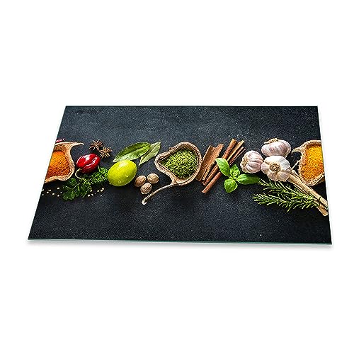 Herdabdeckplatte Abdeckung Ceranfeld Abdeckplatte Schneidebrett 1-Teilig 90x52 Gewürze Mehrfarbig Spritzschutz Glasplatte Ceranfeldabdeckung Schutz Herdschutz Sicherheitsglas Glasschneidebrett Herdabdeckplatte Abdeckung Ceranfeld Abdeckplatte Schneidebrett 1-Teilig 90x52 Gewürze Mehrfarbig Spritzschutz Glasplatte Ceranfeldabdeckung Schutz Herdschutz Sicherheitsglas Glasschneidebrett von decorwelt