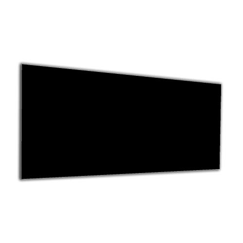 Herdabdeckplatte Abdeckung Ceranfeld Abdeckplatte Schneidebrett 1-Teilig 90x52 Schwarz Spritzschutz Glasplatte Ceranfeldabdeckung Schutz für Kochplatten Herdschutz Sicherheitsglas Glasschneidebrett von decorwelt