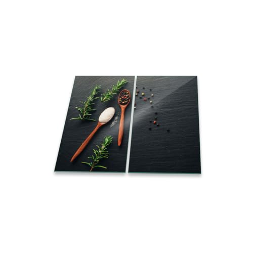 Herdabdeckplatte Abdeckung Ceranfeld Abdeckplatte Schneidebrett 2-Teilig 60x52 Kräuter Besteck Grau Spritzschutz Glasplatte Ceranfeldabdeckung Herdschutz Sicherheitsglas Glasschneidebrett 2x30x52 Herdabdeckplatte Abdeckung Ceranfeld Abdeckplatte Schneidebrett 2-Teilig 60x52 Kräuter Besteck Grau Spritzschutz Glasplatte Ceranfeldabdeckung Herdschutz Sicherheitsglas Glasschneidebrett 2x30x52 von decorwelt