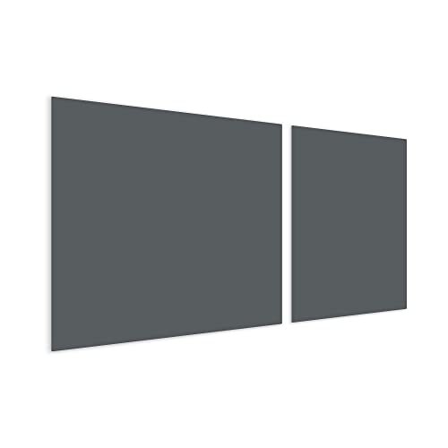 Herdabdeckplatte Abdeckung Ceranfeld Abdeckplatte Schneidebrett 2-Teilig 70x52 Grau Spritzschutz Glasplatte Ceranfeldabdeckung Schutz Herdschutz Sicherheitsglas Glasschneidebrett 30x52+40x52(70x52) von decorwelt