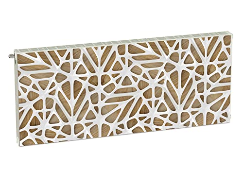 Magnet Heizkörperverkleidung Heizkörperabdeckung Beige Abstrakt 140x60 cm Heizung Abdeckung Verkleidung Magnetische Abdeckmatte Kühlschrank aus Einem Flexiblen Magneten Digitaler Aufdruck von decorwelt