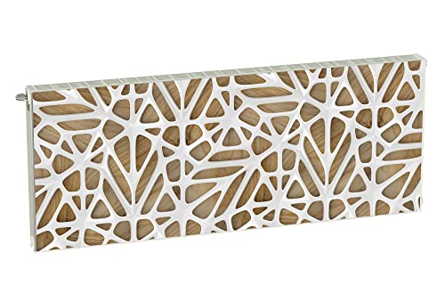 Magnet Heizkörperverkleidung Heizkörperabdeckung Beige Abstrakt 160x60 cm Heizung Abdeckung Verkleidung Magnetische Abdeckmatte Kühlschrank aus Einem Flexiblen Magneten Digitaler Aufdruck von decorwelt