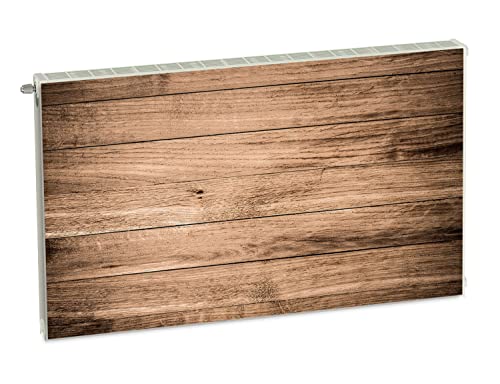 Magnet Heizkörperverkleidung Heizkörperabdeckung Beige Holz 100x60 cm Heizung Abdeckung Verkleidung Magnetische Abdeckmatte Kühlschrank aus Einem Flexiblen Magneten Digitaler Aufdruck von decorwelt