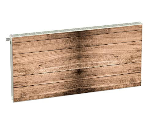 Magnet Heizkörperverkleidung Heizkörperabdeckung Beige Holz 120x60 cm Heizung Abdeckung Verkleidung Magnetische Abdeckmatte Kühlschrank aus Einem Flexiblen Magneten Digitaler Aufdruck von decorwelt