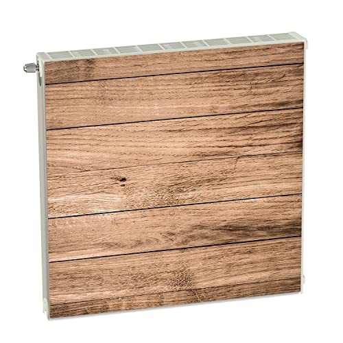 Magnet Heizkörperverkleidung Heizkörperabdeckung Beige Holz 60x60 cm Heizung Abdeckung Verkleidung Magnetische Abdeckmatte Kühlschrank aus Einem Flexiblen Magneten Digitaler Aufdruck von decorwelt