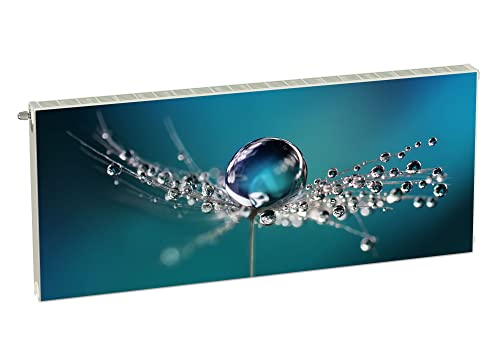 Magnet Heizkörperverkleidung Heizkörperabdeckung Blau Natur 140x60 cm Heizung Abdeckung Verkleidung Magnetische Abdeckmatte Kühlschrank aus Einem Flexiblen Magneten Digitaler Aufdruck von decorwelt