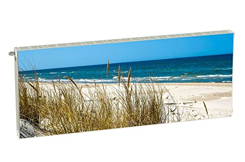 Magnet Heizkörperverkleidung Heizkörperabdeckung Blau Strand 160x60 cm Heizung Abdeckung Verkleidung Magnetische Abdeckmatte Kühlschrank aus Einem Flexiblen Magneten Digitaler Aufdruck von decorwelt