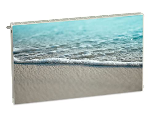 Magnet Heizkörperverkleidung Heizkörperabdeckung Blau Strand Meer 100x60 cm Heizung Abdeckung Verkleidung Magnetische Abdeckmatte Kühlschrank aus Einem Flexiblen Magneten Digitaler Aufdruck von decorwelt