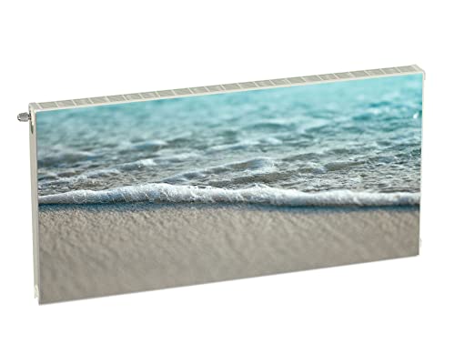 Magnet Heizkörperverkleidung Heizkörperabdeckung Blau Strand Meer 120x60 cm Heizung Abdeckung Verkleidung Magnetische Abdeckmatte Kühlschrank aus Einem Flexiblen Magneten Digitaler Aufdruck von decorwelt