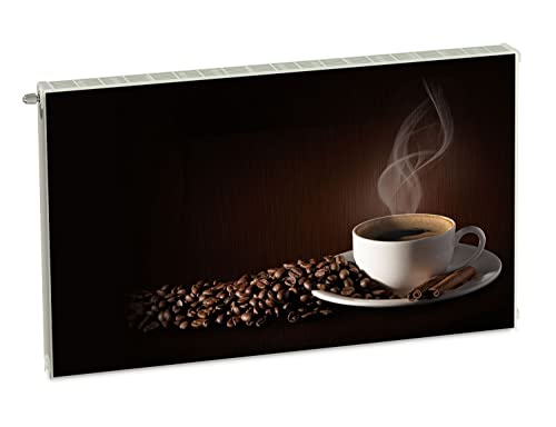 Magnet Heizkörperverkleidung Heizkörperabdeckung Braun Kaffee 100x60 cm Heizung Abdeckung Verkleidung Magnetische Abdeckmatte Kühlschrank aus Einem Flexiblen Magneten Digitaler Aufdruck von decorwelt