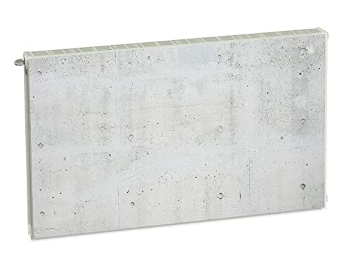 Magnet Heizkörperverkleidung Heizkörperabdeckung Grau Textur 100x60 cm Heizung Abdeckung Verkleidung Magnetische Abdeckmatte Kühlschrank aus Einem Flexiblen Magneten Digitaler Aufdruck von decorwelt