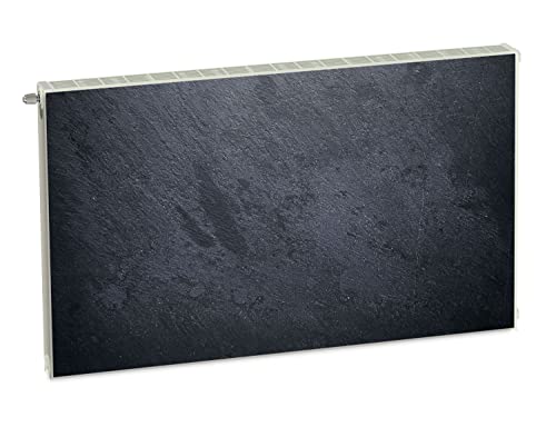 Magnet Heizkörperverkleidung Heizkörperabdeckung Grau Ziegel Schiefer 100x60 cm Heizung Abdeckung Verkleidung Magnetische Abdeckmatte Kühlschrank aus Einem Flexiblen Magneten Digitaler Aufdruck von decorwelt