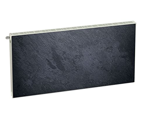Magnet Heizkörperverkleidung Heizkörperabdeckung Grau Ziegel Schiefer 120x60 cm Heizung Abdeckung Verkleidung Magnetische Abdeckmatte Kühlschrank aus Einem Flexiblen Magneten Digitaler Aufdruck von decorwelt