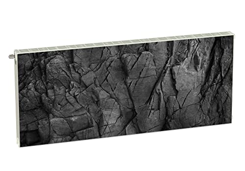 Magnet Heizkörperverkleidung Heizkörperabdeckung Grau Ziegel Schiefer 140x60 cm Heizung Abdeckung Verkleidung Magnetische Abdeckmatte Kühlschrank aus Einem Flexiblen Magneten Digitaler Aufdruck von decorwelt