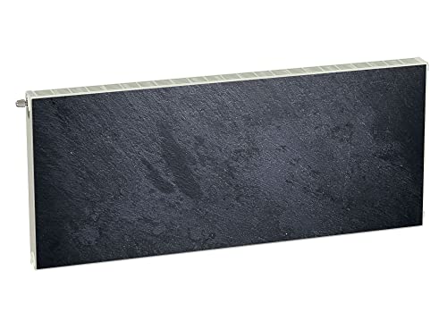 Magnet Heizkörperverkleidung Heizkörperabdeckung Grau Ziegel Schiefer 140x60 cm Heizung Abdeckung Verkleidung Magnetische Abdeckmatte Kühlschrank aus Einem Flexiblen Magneten Digitaler Aufdruck von decorwelt