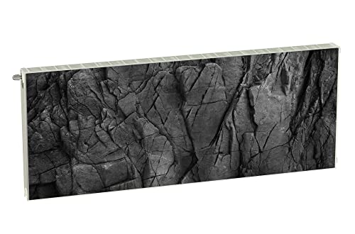 Magnet Heizkörperverkleidung Heizkörperabdeckung Grau Ziegel Schiefer 160x60 cm Heizung Abdeckung Verkleidung Magnetische Abdeckmatte Kühlschrank aus Einem Flexiblen Magneten Digitaler Aufdruck von decorwelt