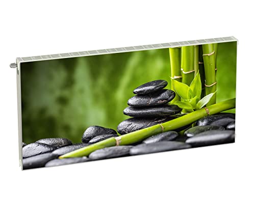 Magnet Heizkörperverkleidung Heizkörperabdeckung Grün Wellness 120x60 cm Heizung Abdeckung Verkleidung Magnetische Abdeckmatte Kühlschrank aus Einem Flexiblen Magneten Digitaler Aufdruck von decorwelt