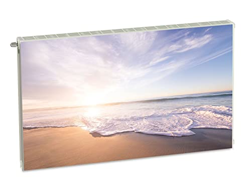 Magnet Heizkörperverkleidung Heizkörperabdeckung Mehrfarbig Strand Meer 100x60 cm Heizung Abdeckung Verkleidung Magnetische Abdeckmatte Kühlschrank aus Einem Flexiblen Magneten Digitaler Aufdruck von decorwelt