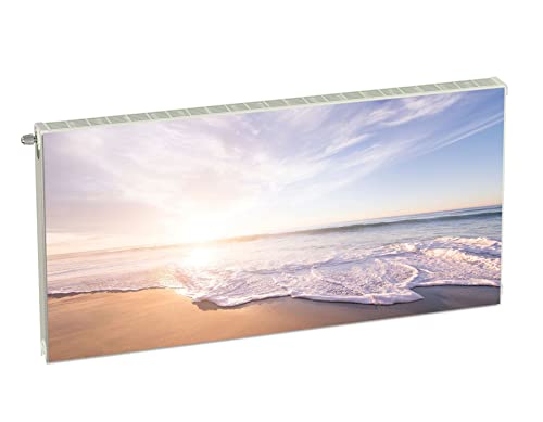 Magnet Heizkörperverkleidung Heizkörperabdeckung Mehrfarbig Strand Meer 120x60 cm Heizung Abdeckung Verkleidung Magnetische Abdeckmatte Kühlschrank aus Einem Flexiblen Magneten Digitaler Aufdruck von decorwelt