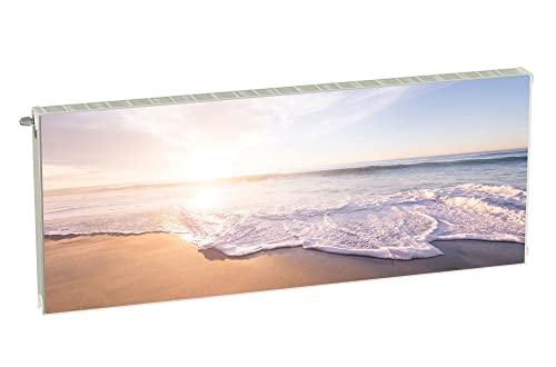 Magnet Heizkörperverkleidung Heizkörperabdeckung Mehrfarbig Strand Meer 160x60 cm Heizung Abdeckung Verkleidung Magnetische Abdeckmatte Kühlschrank aus Einem Flexiblen Magneten Digitaler Aufdruck von decorwelt