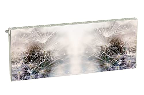 Magnet Heizkörperverkleidung Heizkörperabdeckung Pusteblume 160x60 cm Heizung Abdeckung Verkleidung Magnetische Abdeckmatte Kühlschrank aus Einem Flexiblen Magneten Digitaler Aufdruck von decorwelt