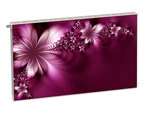 Magnet Heizkörperverkleidung Heizkörperabdeckung Rosa Abstrakt 100x60 cm Heizung Abdeckung Verkleidung Magnetische Abdeckmatte Kühlschrank aus Einem Flexiblen Magneten Digitaler Aufdruck von decorwelt