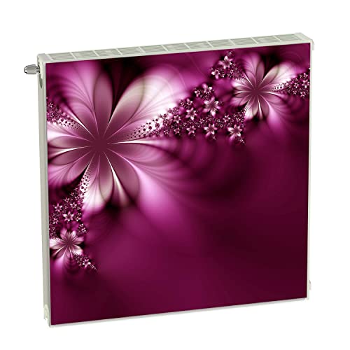 Magnet Heizkörperverkleidung Heizkörperabdeckung Rosa Abstrakt 60x60 cm Heizung Abdeckung Verkleidung Magnetische Abdeckmatte Kühlschrank aus Einem Flexiblen Magneten Digitaler Aufdruck von decorwelt