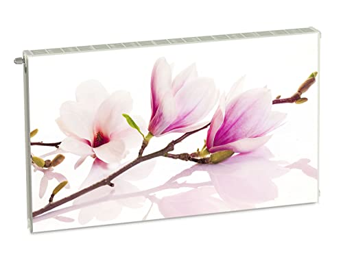 Magnet Heizkörperverkleidung Heizkörperabdeckung Rose Blumen 100x60 cm Heizung Abdeckung Verkleidung Magnetische Abdeckmatte Kühlschrank aus Einem Flexiblen Magneten Digitaler Aufdruck von decorwelt