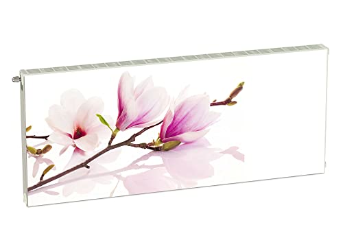 Magnet Heizkörperverkleidung Heizkörperabdeckung Rose Blumen 140x60 cm Heizung Abdeckung Verkleidung Magnetische Abdeckmatte Kühlschrank aus Einem Flexiblen Magneten Digitaler Aufdruck von decorwelt