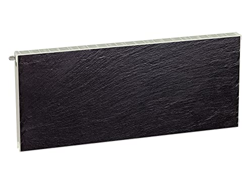 Magnet Heizkörperverkleidung Heizkörperabdeckung Schwarz Schiefer 140x60 cm Heizung Abdeckung Verkleidung Magnetische Abdeckmatte Kühlschrank aus Einem Flexiblen Magneten Digitaler Aufdruck von decorwelt