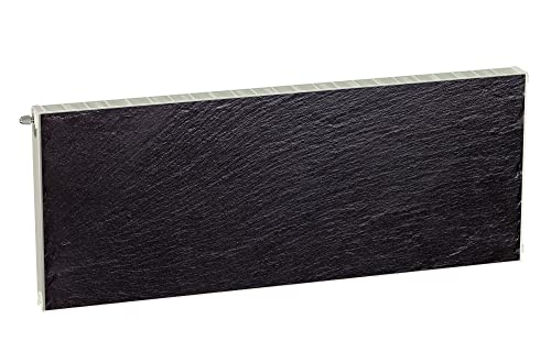 Magnet Heizkörperverkleidung Heizkörperabdeckung Schwarz Schiefer 160x60 cm Heizung Abdeckung Verkleidung Magnetische Abdeckmatte Kühlschrank aus Einem Flexiblen Magneten Digitaler Aufdruck von decorwelt