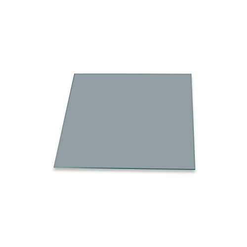 decorwelt | Herdabdeckplatte 60x52 cm Ceranfeldabdeckung 1-Teilig Universal Elektroherd Induktion für Kochplatten Herdschutz Deko Schneidebrett Sicherheitsglas Spritzschutz Glas Grau von decorwelt